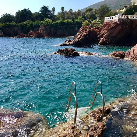 Bright Apartment With A Garden And A Wonderfull Sea View * Le Trayas